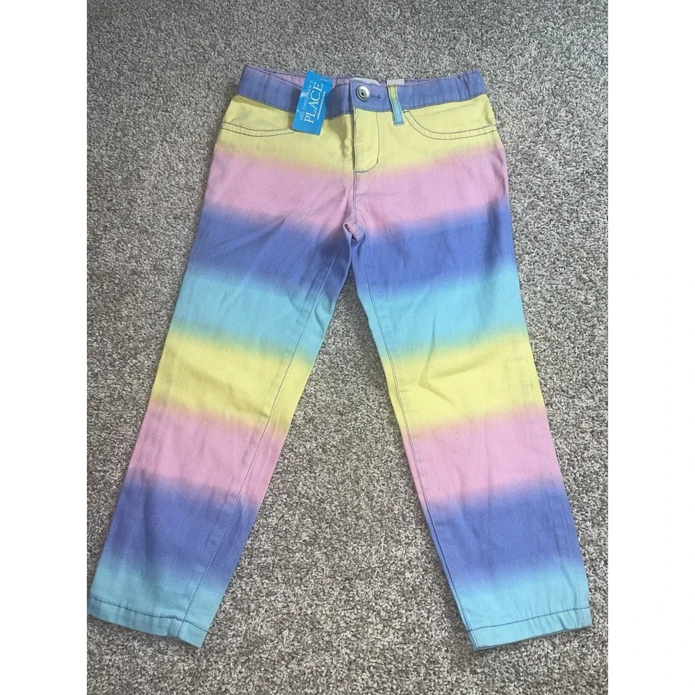 TCP‎ Girls Rainbow Adjustable Pants Size 5 NEW